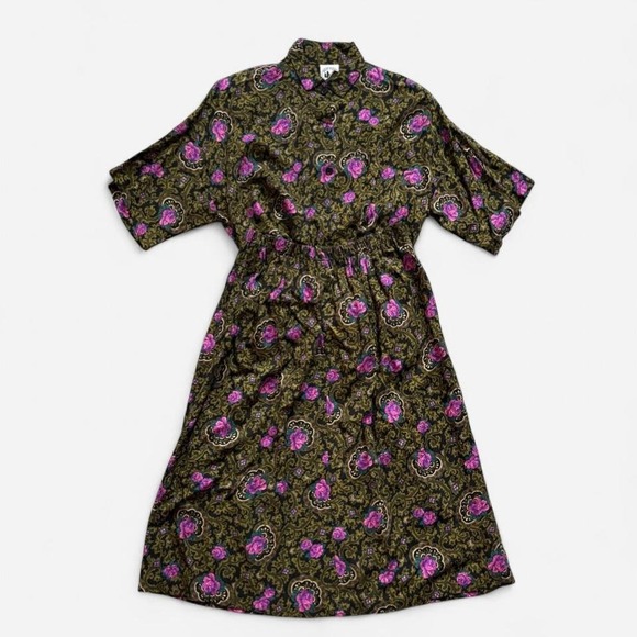 New Name In Town Dresses & Skirts - 90s Vintage Coord Skirt Set New Name In Town Women's S M Paisley Floral Summer